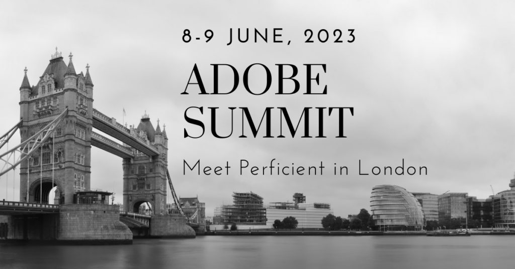 Adobe Summit EMEA 2023 Come see us in London! Aco Institute