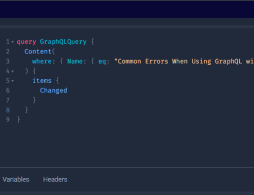 Common Errors When Using GraphQL with Optimizely